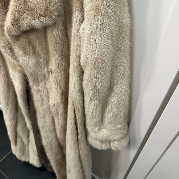 VINTAGE MINK FUR JACKET. BLONDE MINK. PHIL M STUPP VINTAGE COAT - Picture 4 of 9